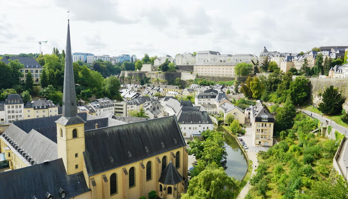 Aerial view of Luxembourg.—Unsplash