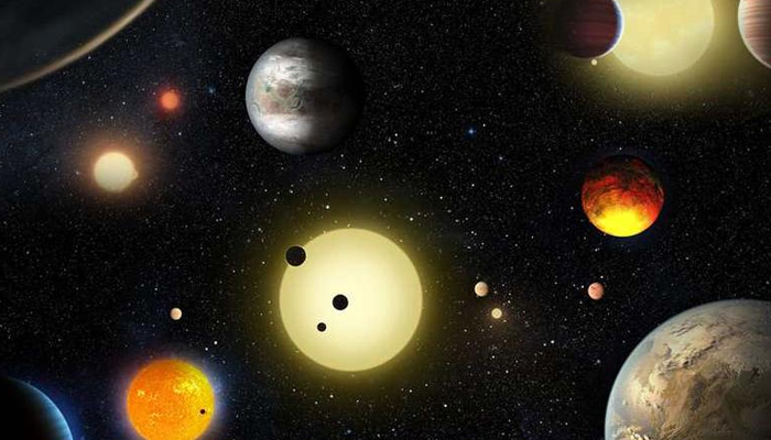 This artists concept depicts select planetary discoveries made to date by NASAs Kepler space telescope in this image released May 10, 2016. — Reuters