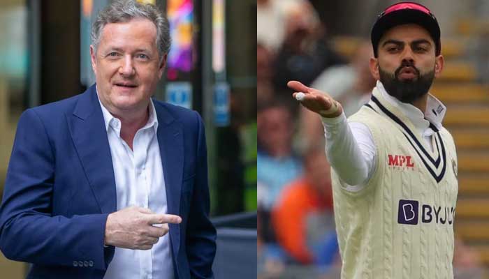 Piers Morgan mocks Virat Kohli as his blowing kisses gesture at Jonny Bairstow comes back to bite him