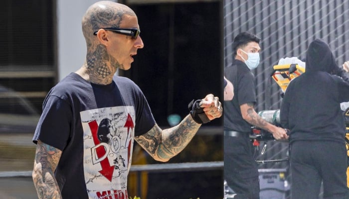 Travis Barker is on the mend after a scary case of extreme pancreatitis last week