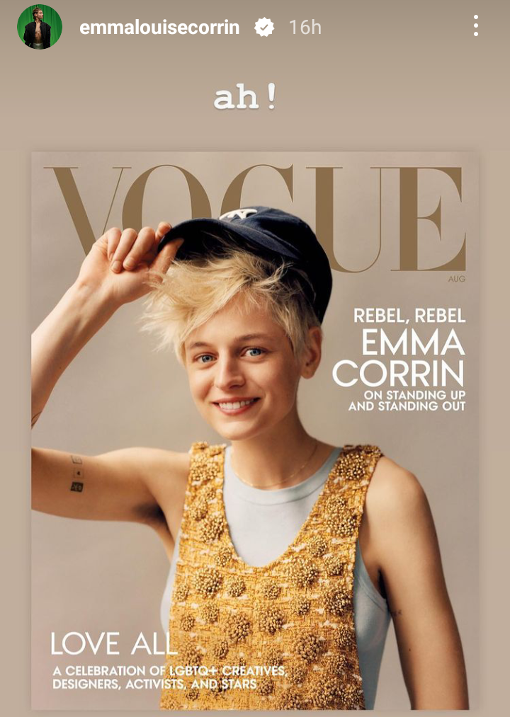 Vogue cover features Princess Diana actress Emma Corrin