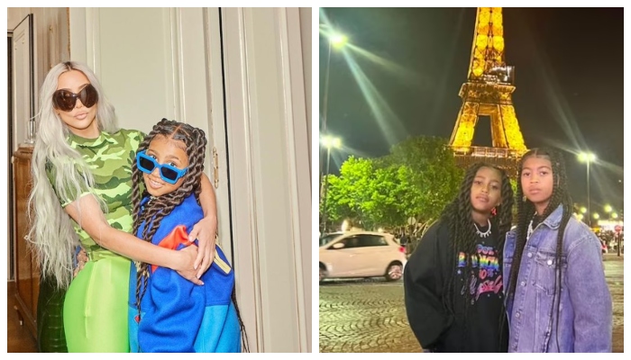 Kim Kardashian enjoys family time in Paris with daughter North
