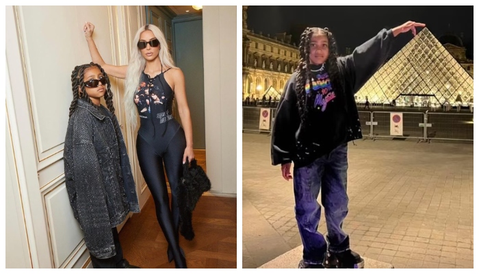 Kim Kardashian enjoys family time in Paris with daughter North