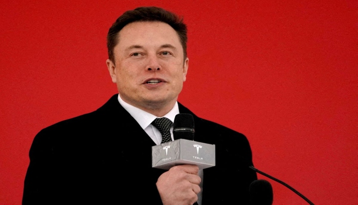 Tesla CEO Elon Musk attends the Tesla Shanghai Gigafactory groundbreaking ceremony in Shanghai, China January 7, 2019.Photo— REUTERS/Aly Song