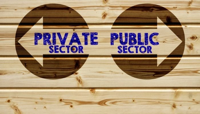 Representational image for public vs private sector — canva/file