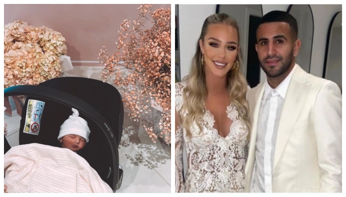 Taylor Ward, Riyad Mahrez welcome baby girl