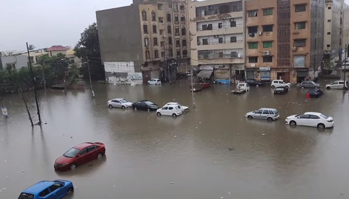 Situation in DHA Karachi. Courtesy Karachi Doppler