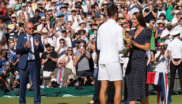 Kate Middleton congratulates Novak Djokovic, Elena Rybakina for winning Wimbledon