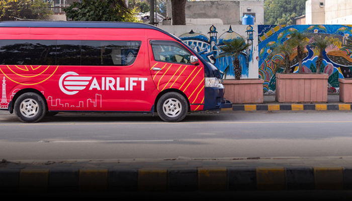 In this undated photo, an Airlift Technologies Pvt vehicle is pictured in Lahore. — Photo courtesy: Airlift Tech