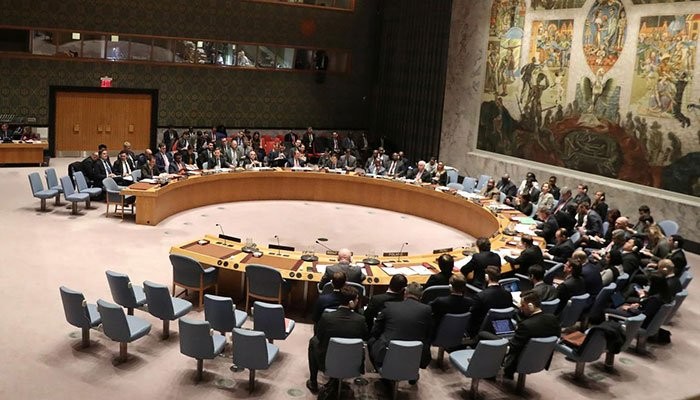 United Nation Security Council meeting. Photo— Reuters