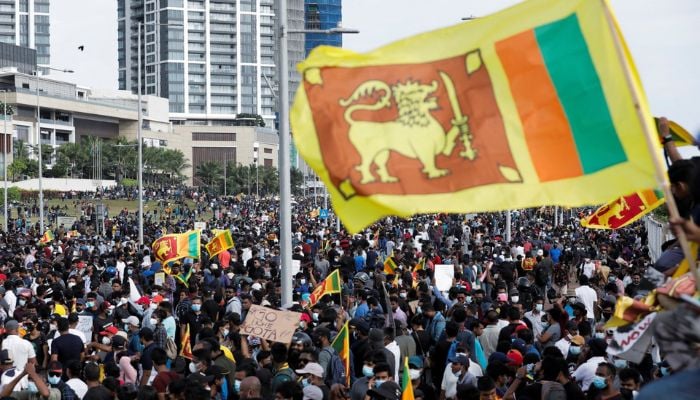Thousands of Sri Lankans took to the streets to call on the debt-ridden nation’s president to resign over the countrys dire economic and political crisis - Reuters