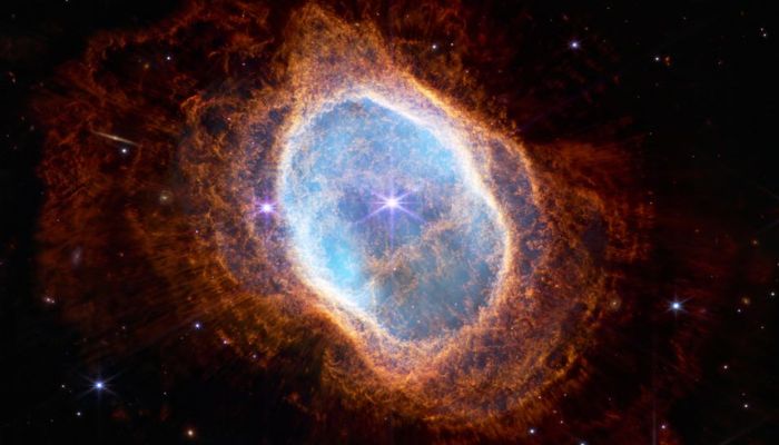 An observation of a planetary nebula from the NIRCam instrument of NASAs James Webb Space Telescope, a revolutionary apparatus designed to peer through the cosmos to the dawn of the universe and released July 12, 2022. — Reuters