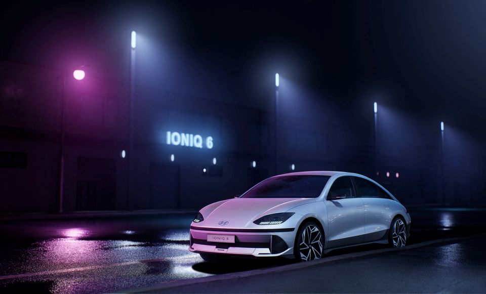 A Hyundai Motors IONIQ 6 is seen in this handout picture provided by Hyundai Motor on July 13, 2022. — Reuters