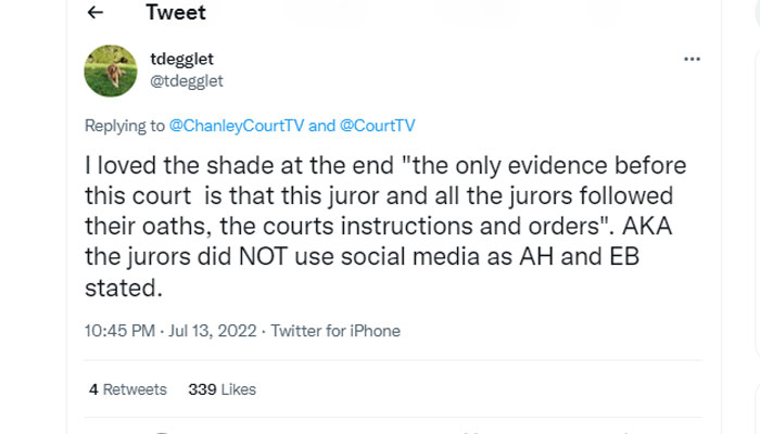 Jury throws shade at Amber Heard dumb lawyers?