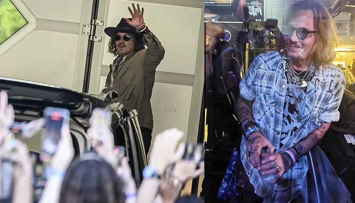 Johnny Depp excites fans with his new look following a gig in Switzerland