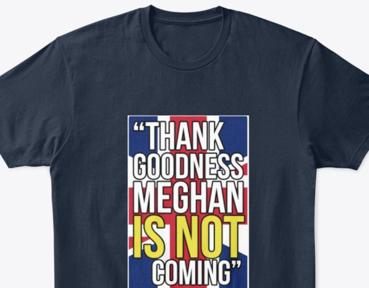 Thank goodness Meghan is not coming: t-shirts with Queens quote appear in UK