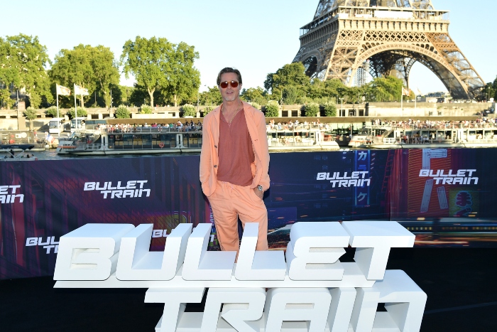 Brad Pitt sets summer fashion goals in orange suit at ‘Bullet Train’ Paris photocall