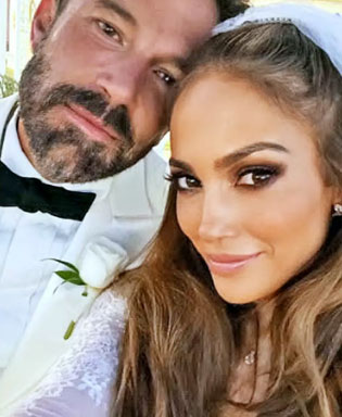 Jennifer Lopez exchanges vows with Ben Affleck in ‘a dress from an old movie’