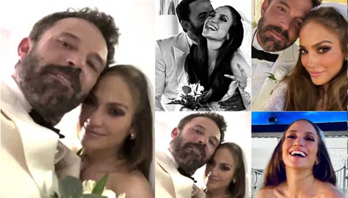 Ben Affleck beats Jennifer Lopez in style as he goes full Hollywood white tux for nuptials