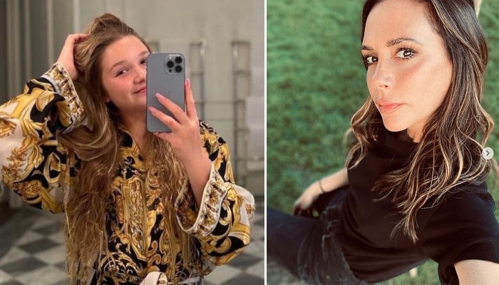 Harper Beckham follows mother Victoria’s step in new glam pictures