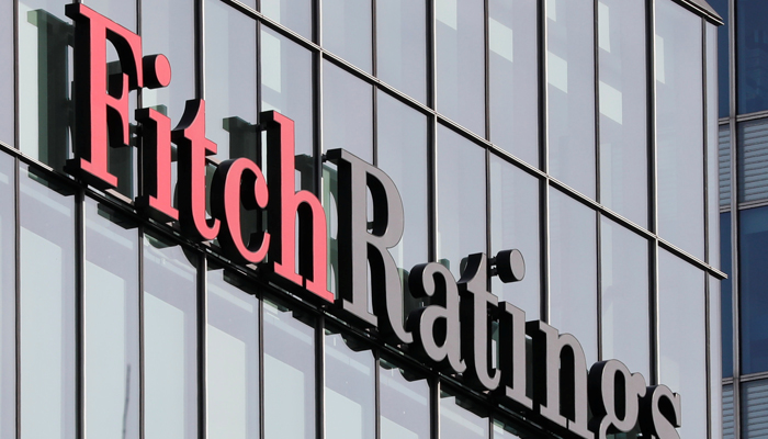 The Fitch Ratings logo is seen at their offices at Canary Wharf financial district in London, Britain, March 3, 2016. — Reuters