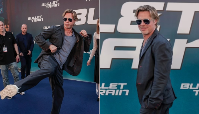 Brad Pitt surprises fans with live-action at ‘Bullet Train’ premiere in Paris