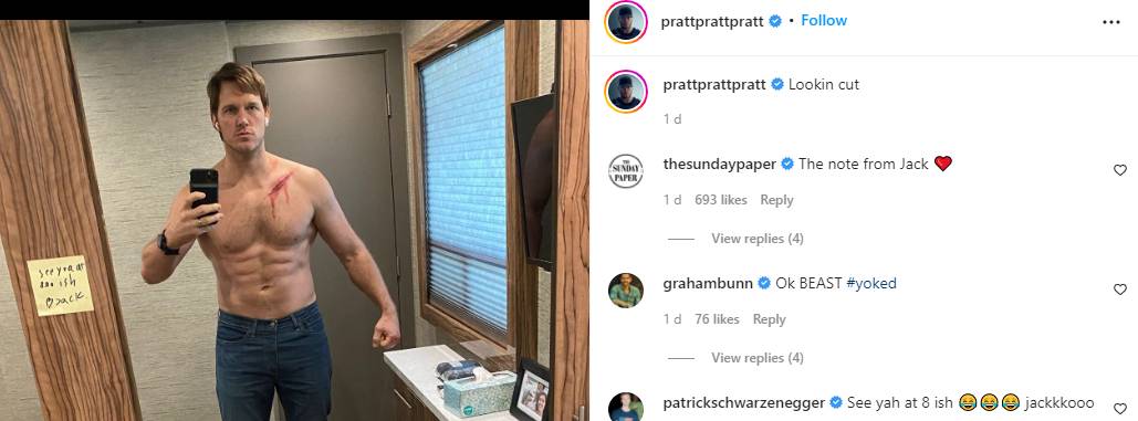 Chris Pratt’s shirtless selfie goes viral for THIS reason: Photo
