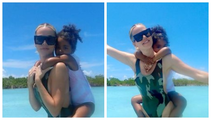 Khloé Kardashian shares loved up photos with daughter True
