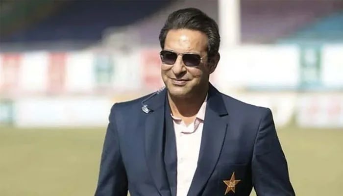 Former Pakistan captain and cricket commentator Wasim Akram. — Instagram