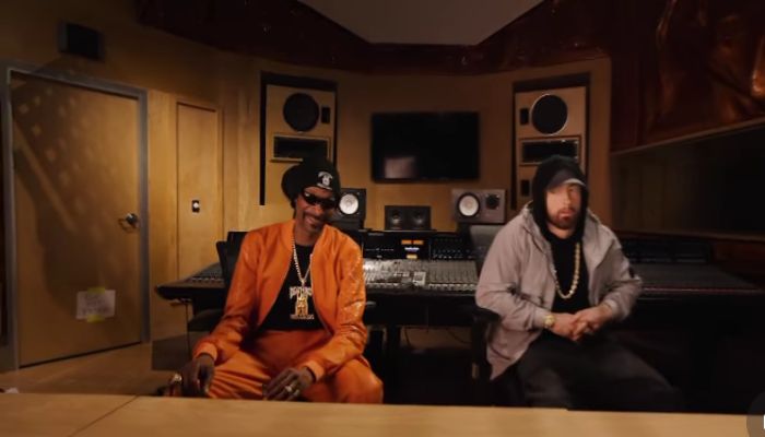 Eminem shares video of his conversation with Snoop Dogg