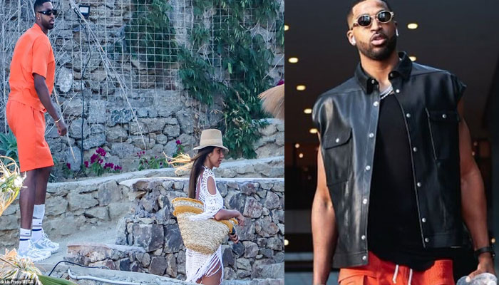 Tristan Thompson in good spirits amid lunch outing with two mystery women