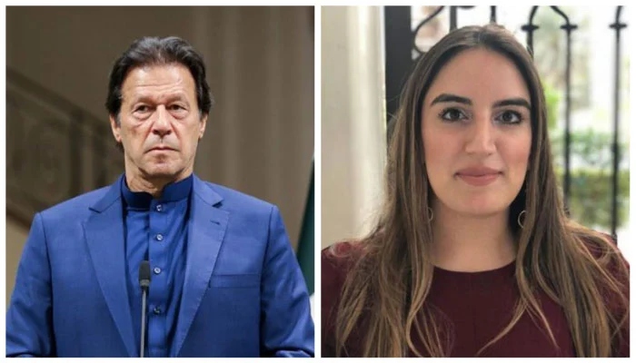 Former prime minister and PTI Chairman Imran Khan (L) and Foreign Minister Bilawal Bhuttos sister Bakhtawar Bhutto. — AFP/Instagram/File