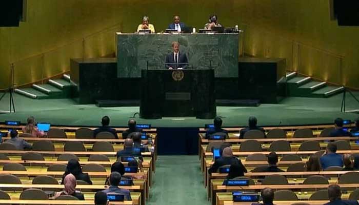 Prince Harry faces backlash for making speeches to near-empty rooms: deeds not words