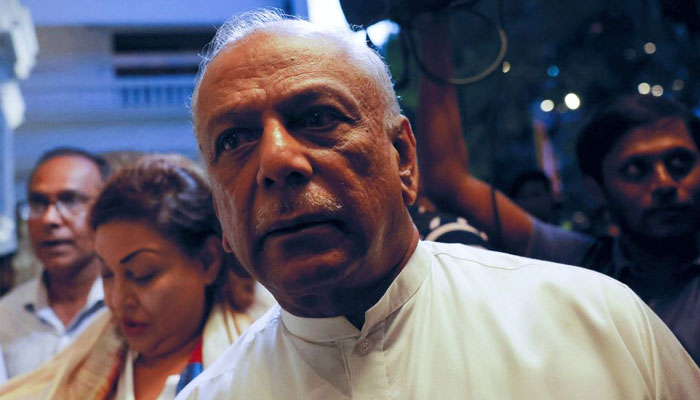 Dinesh Gunawardena, Leader of the House of Parliament arrives at a Buddhist temple as he waits for Ranil Wickremesinghe who has been elected as the Eighth Executive President under the Constitution, amid the countrys economic crisis, in Colombo, Sri Lanka July 20, 2022. — Reuters