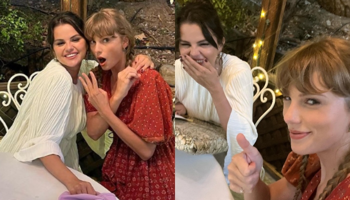 Selena Gomez stuns in white while celebrating birthday with Taylor Swift