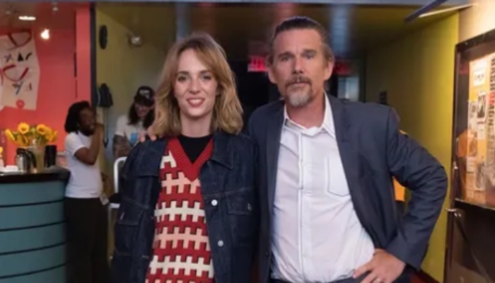 Maya Hawke joins dad Ethan Hawke in promotion of ‘The Last Movie Stars’