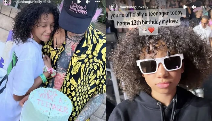 Machine Gun Kelly celebrates daughters 13th birthday with heartfelt tribute