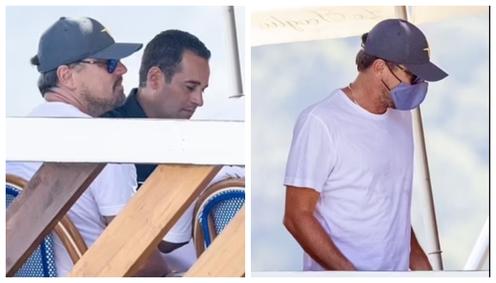 Leonardo DiCaprio keeps things casual as he enjoys lunch with Jamie Foxx in Nerano