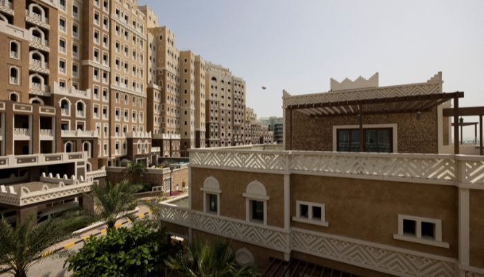 A general view of residential properties at the Balqis Residence on the Palm Jumeirah in Dubai — Reuters