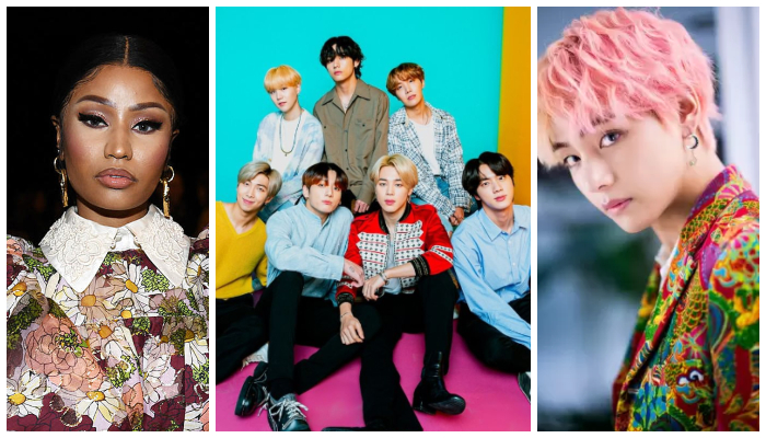 V’s ‘Christmas Tree’ sets a new record alongside BTS, Nicki Minaj