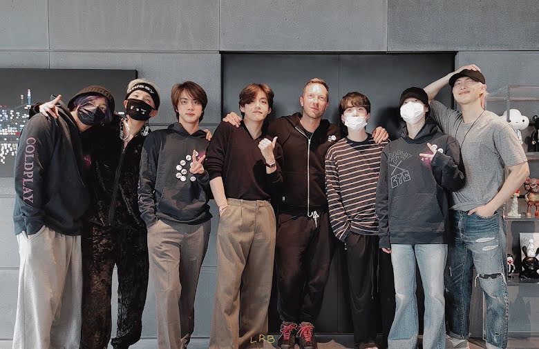 BTS with Cold plays Chris Martin