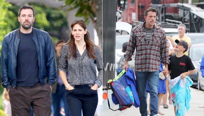 Ben Affleck spotted hanging out with ex Jennifer Garner and son Samuel in L.A
