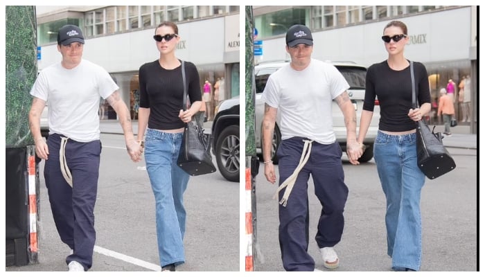 Brooklyn Beckham and Nicola Peltz spotted getting cosy as they head out for dinner in NYC