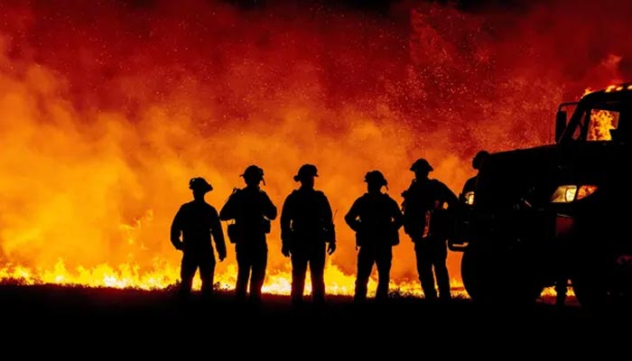 Firefighters tackle a wildfire in Oroville, California. — AFP/File