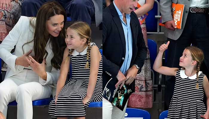 Princess Charlotte steals the spotlight as she joins Kate Middleton and William at the Commonwealth Games