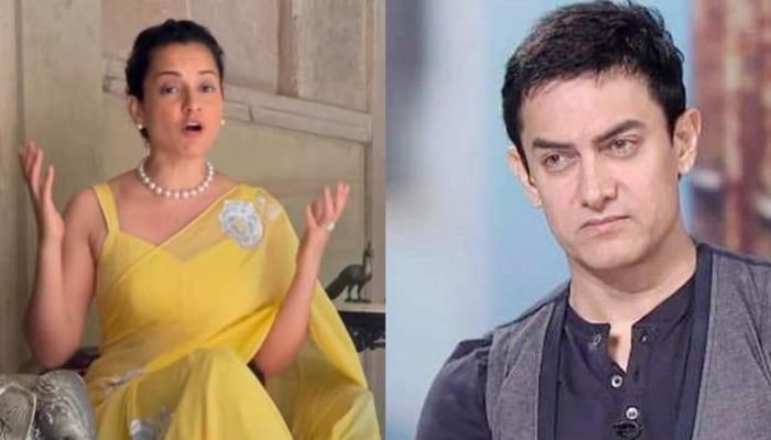 Kangana Ranaut believes that Aamir Khan has curated negative buzz around his new film Laal Singh Chaddha