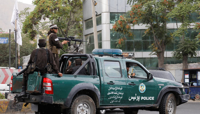 Taliban fighters drive a car on a street following the killing of Al Qaeda leader Ayman al-Zawahiri in a US strike over the weekend, in Kabul, Afghanistan, August 2, 2022. — Reuters