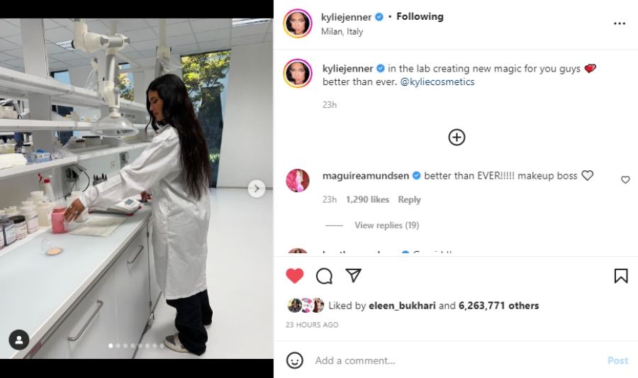 Kylie Jenner sparks backlash for being ‘unsanitary’ in Kylie cosmetics lab