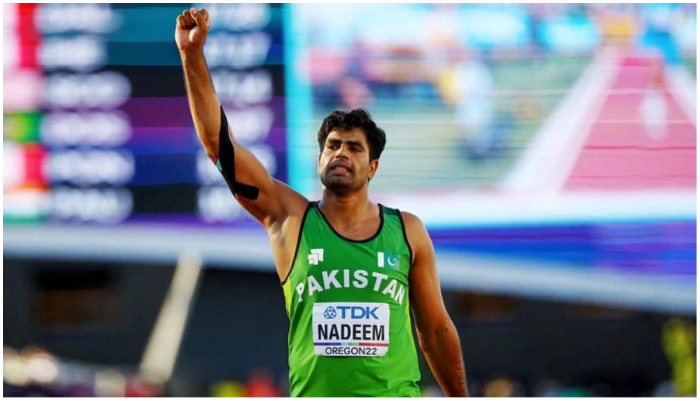 Pakistani Olympian Arshad Nadeem. —World Athletics Championship