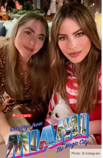 Sofia Vergara shares greetings from magic city’:see